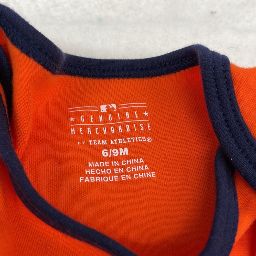 NEW!! Detroit tigers baseball new onesie baby girl sz 6/9mos - Picture 4 of 6